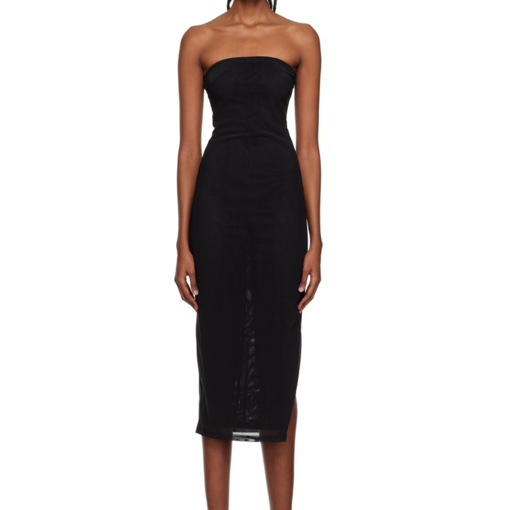 miaou black lila maxi dress